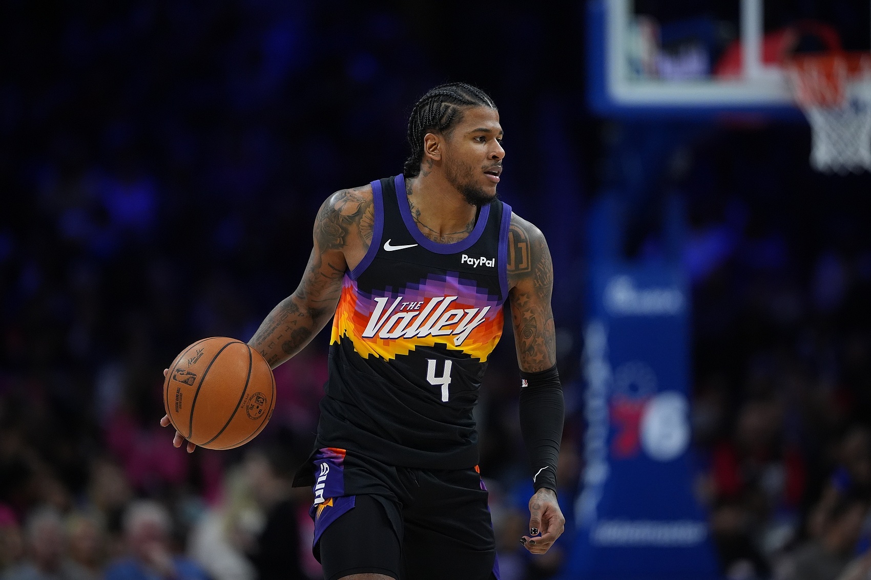 开云游戏官网-短暂复出后再次缺阵！杰伦·格林腿筋伤病以及髋部挫伤今日缺阵